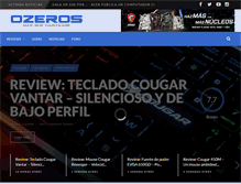 Tablet Screenshot of ozeros.com